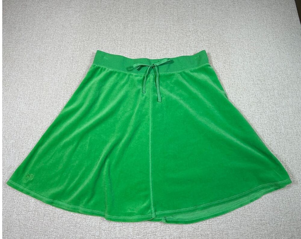 NWT Lilly Pulitzer Women Medium Green Twirly Skirt Preppy Casual Athleisure